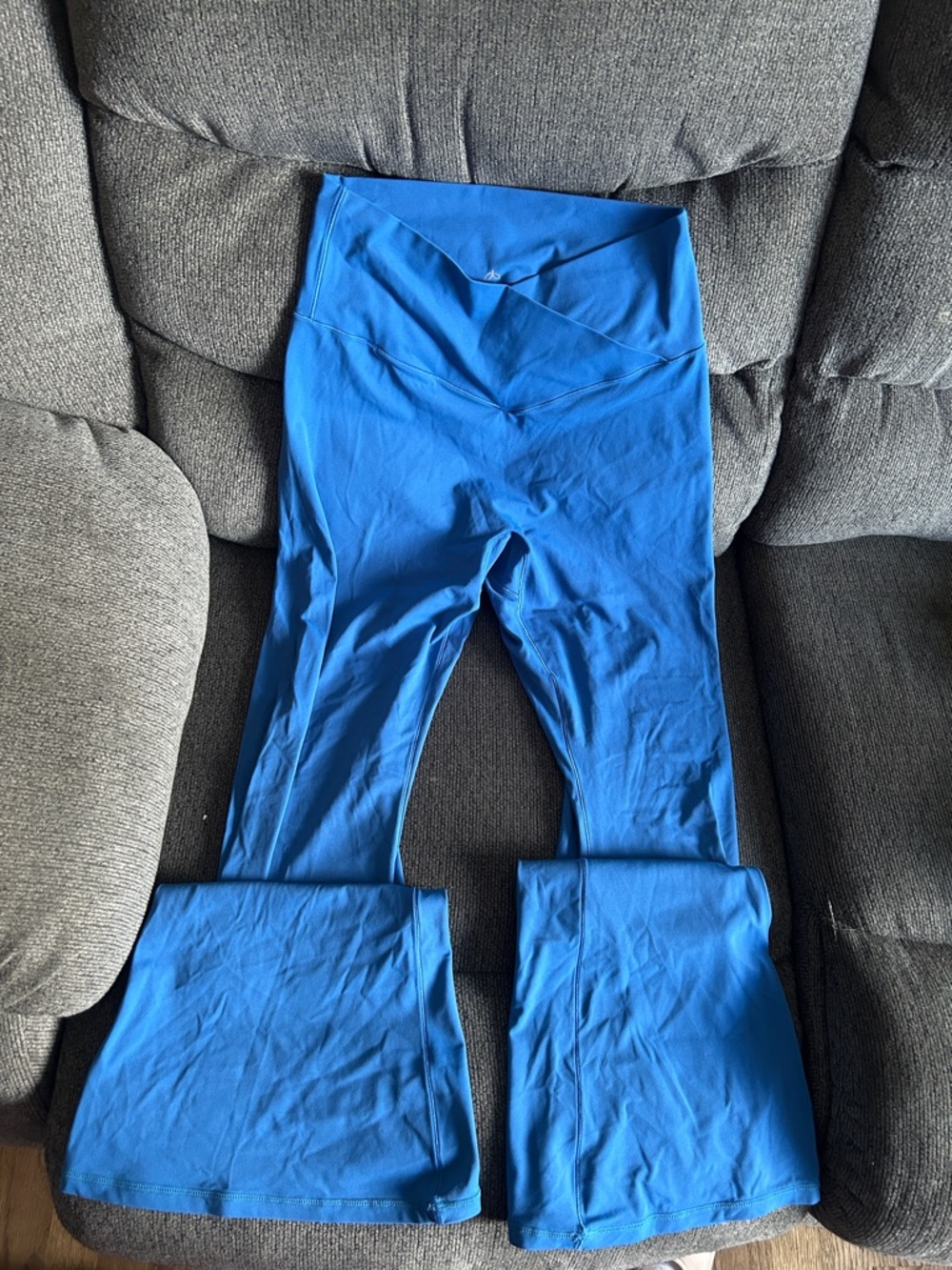 Bright Blue Sunzel Flared Leggings